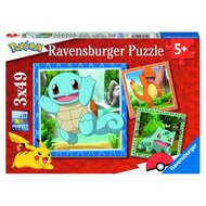 Ravensburger Pok&eacute;mon: Charmander, Bulbasaur and Squirtle