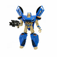 Roboforces Veranderrobot - Raceauto Blauw