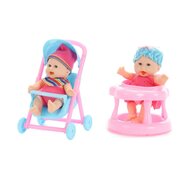 Baby Beau Mini Babypop Zittend, 12cm