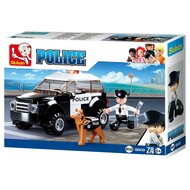 Sluban Politieauto met Hond - 78dlg.