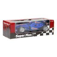 F1 Raceauto met Licht en Geluid - Blauw