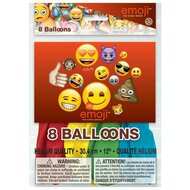Ballonnen Emoji - 8st