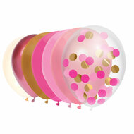 Ballonnen Prinsessenkleuren - 10st