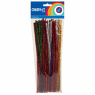 Chenille Glitter, 50st.