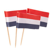 Cocktailprikkers Nederlandse Vlag, 50st.