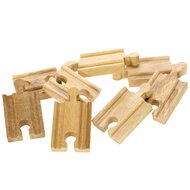 Bigjigs Houten Rails - Mini, 8st.