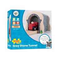 Bigjigs Houten Rails - Grijze Tunnel
