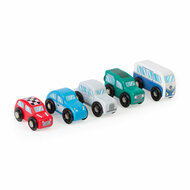 Tidlo Houten Retro Auto&#039;s, Set van 5