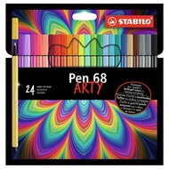 STABILO Pen 68 - Viltstift - ARTY - Set Met 24 Stuks