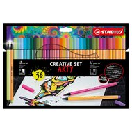STABILO Creative Set - Pen 68 &amp; Point 88 Pastel - ARTY - Com