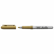 BIC Permanent Marker Goud en Zilver