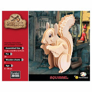 Gepetto&#039;s Workshop Houten Bouwpakket 3D - Eekhoorn
