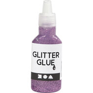 Glitterlijm Paars, 25ml