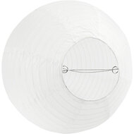 Rijstpapier Lamp Wit Druppel, 27cm