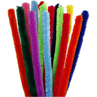 Chenille Draad Kleur 30cm, 15st.