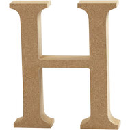 Letter H MDF 13cm, 1st.