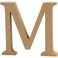 Letter M MDF 13cm, 1st.