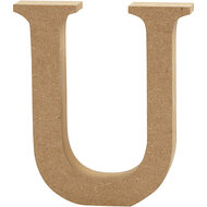 Letter U MDF 8cm, 1st.