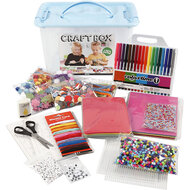 Hobbybox Blauw met Creatieve Materialen, 1st.
