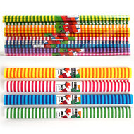 Cr&ecirc;pepapier Strepen, Set van 10