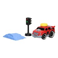 Crash Stunt Auto Set - Rood