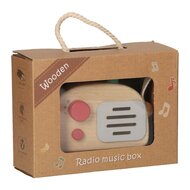 Houten Radio - Wit