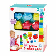 Playgo Sorteer en Leer Stapelblokken