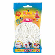 Hama Midi Strijkkralen - Wit (01), 1000st.