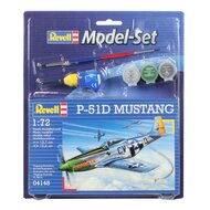 Revell Model Set - P-51D Mustang 34dlg. - Incl. Basiskleuren Verf