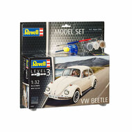 Revell Model Set - Volkswagen Beetle 24dlg. - Incl. Basiskleuren Verf