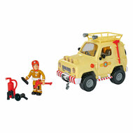 Brandweerman Sam Mountain 4x4 Jeep met Figuur