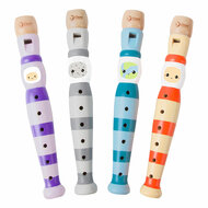 Classic World Houten Fluit met Strepen