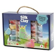 Silk Clay Set met 28 potjes en Gereedschap