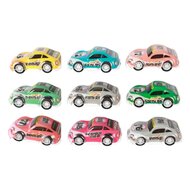 Turbo Racers Mini Rally Pull-backauto&#039;s, 9st.