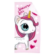 Badhanddoek Unicorn Love, 70x140