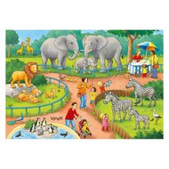 Ravensburger Puzzel Een dag in de Dierentuin, 2x24st.