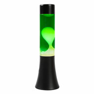 Lavalamp Zwart/Groen/Wit, 30cm