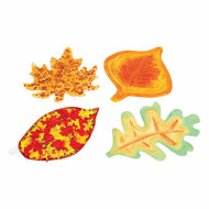 Colorations - Jumbo Knutsel Bladeren Karton, 24 stuks
