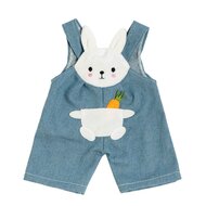 Poppen Tuinbroek met Gestreept Shirt Bunny Lou, 35-45 cm