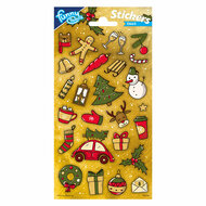 Stickervel Twinkle Kerst