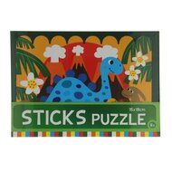 Strokenpuzzel Dino - 8st.