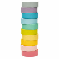 Colorations - Washi Tape Pastel Kleuren, Set van 10