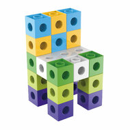 Vierkante Bouwblokjes Set in Opbergtas - 100dlg.