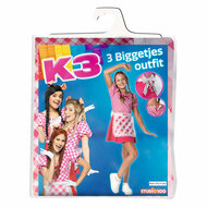 K3 Verkleedjurk - 3 Biggetjes, 6-8 jaar