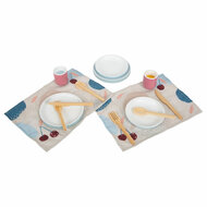 Small Foot  -  Houten Bestekset met Placemats, 18dlg.