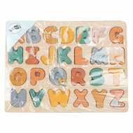 Small Foot  -  Houten Alfabet Puzzel Safari