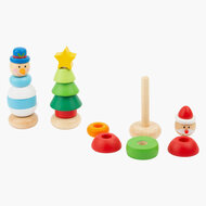 Small Foot - Houten Stapeltoren Kerstfiguur, Per Stuk