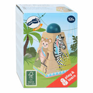 Small Foot - Houten Stapeltoren Jungle, 6dlg.