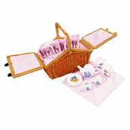 Small Foot - Houten Picknickmand met Servies Romantisch, 30dlg.