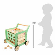 Small Foot - Houten Baby Walker Loopwagen Activiteitencentrum Pastel Groen